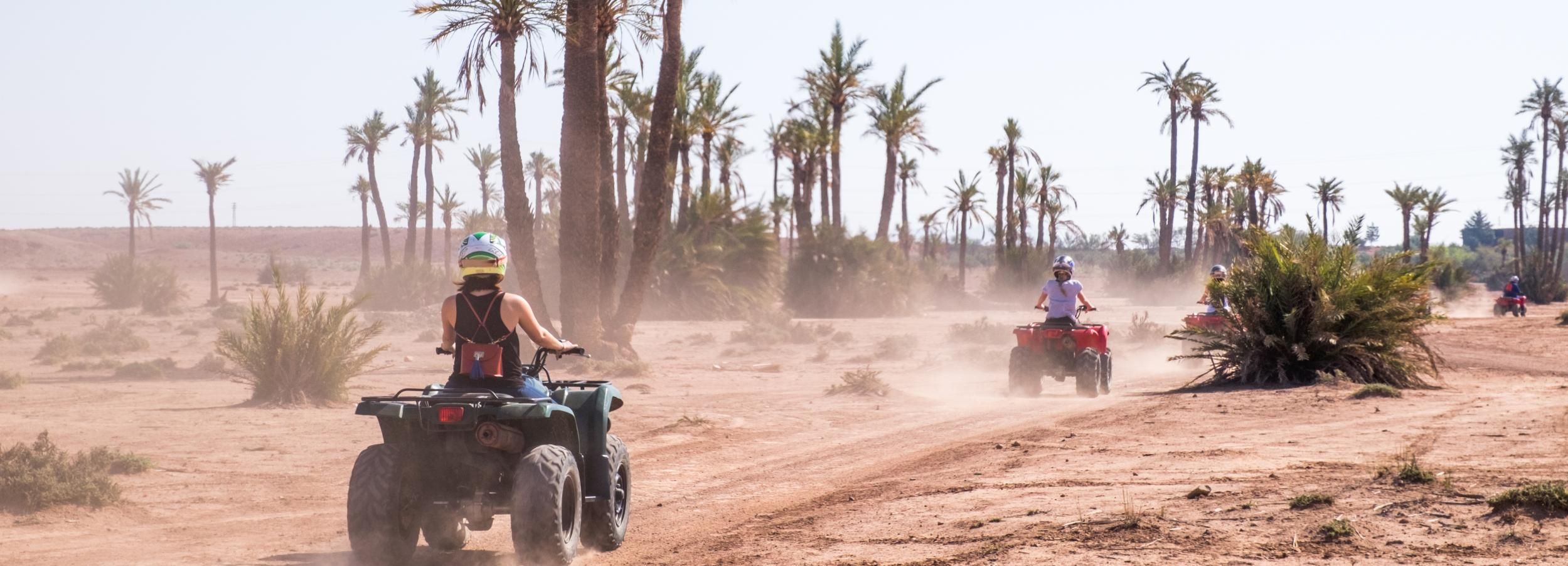 Ruta en Quad de medio día al desierto alrededor de Marrakech