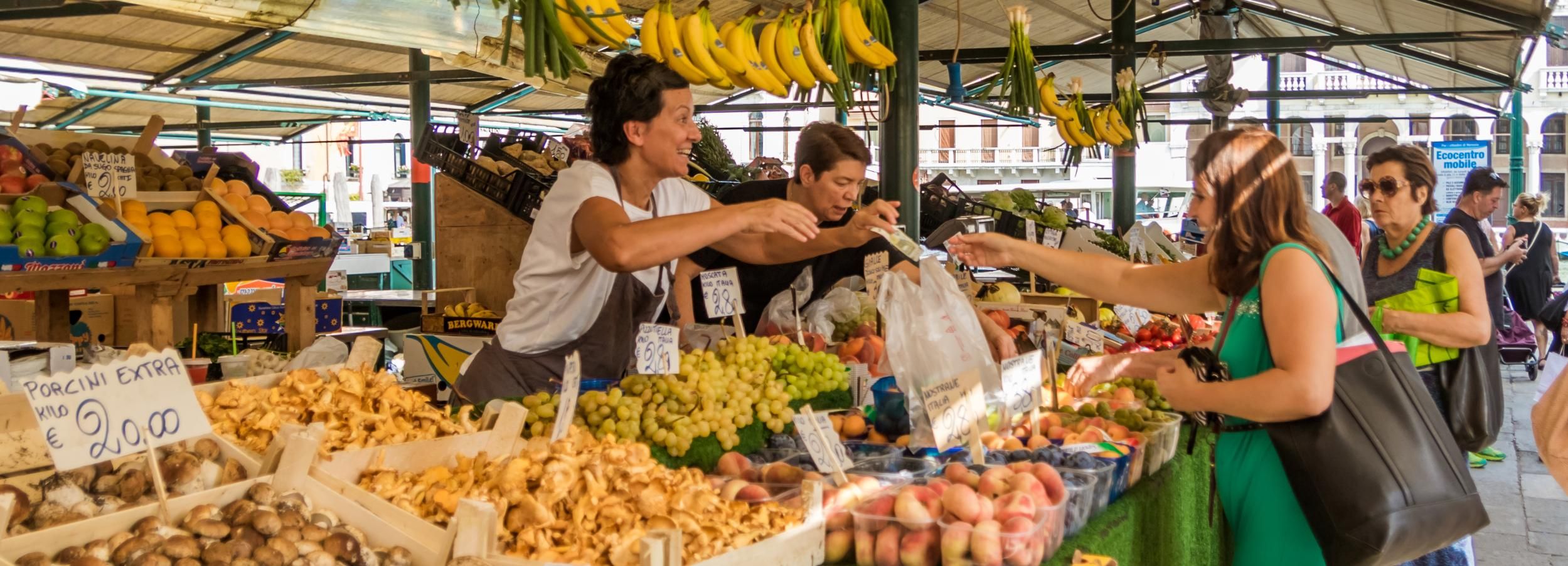 Rialto Market Продовольствие и вино Обеденный тур по Венеции