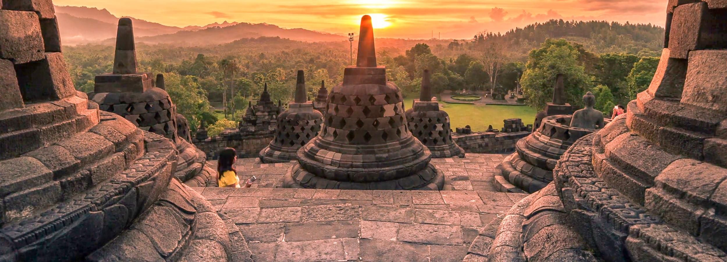 Borobudur Sunrise or Sunset Half Day Private Tour