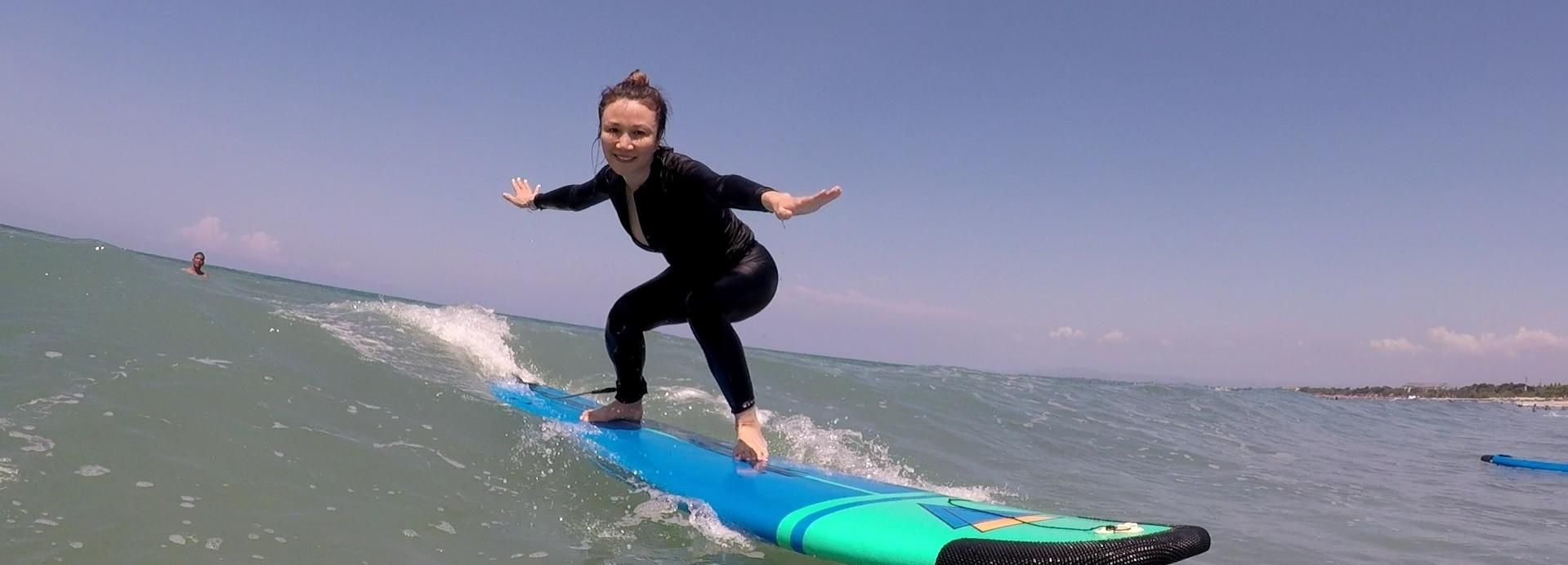 Seminyak: Beginners Surf Private Lesson with GoPro Shot