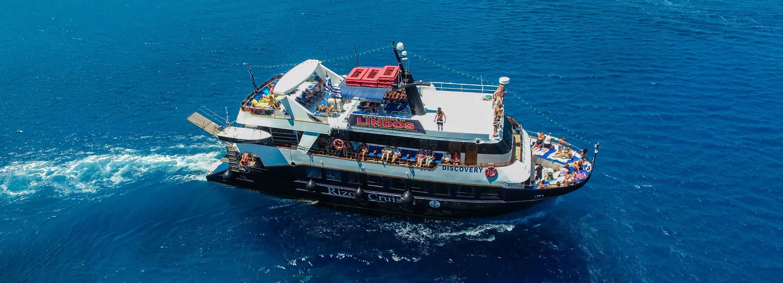 From Rhodes City: Full-Day Boat Trip to Lindos