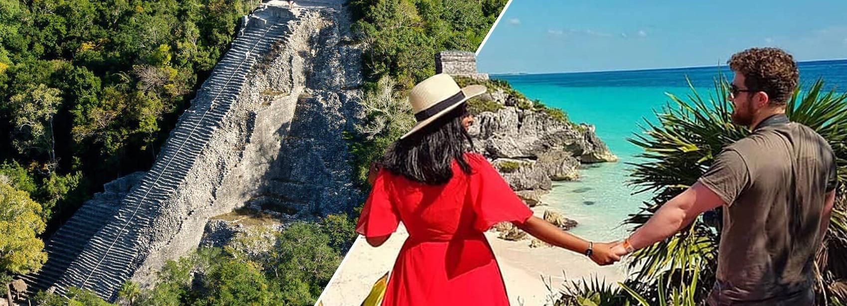 Ab Cancún und Riviera Maya: Tulum, Cobá & Cenote - Tagestour