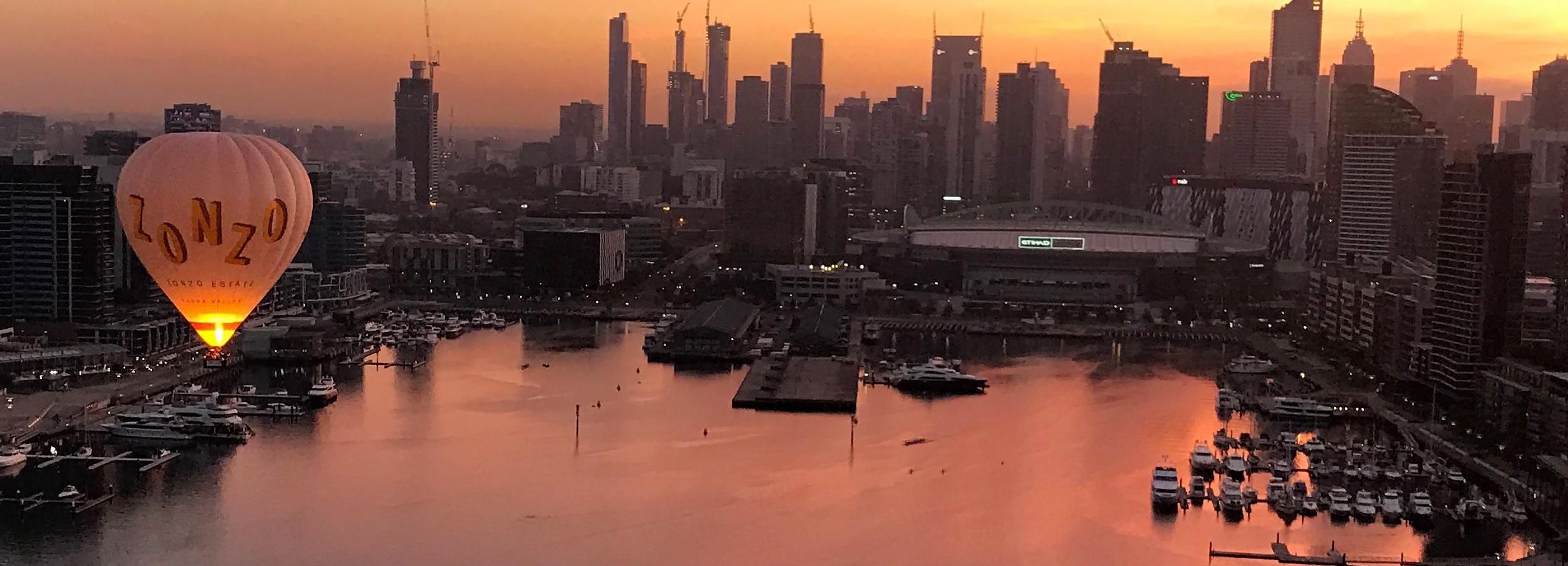 Melbourne: Balloon Flight at Sunrise