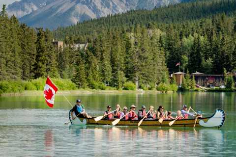 banff canoe getyourguide