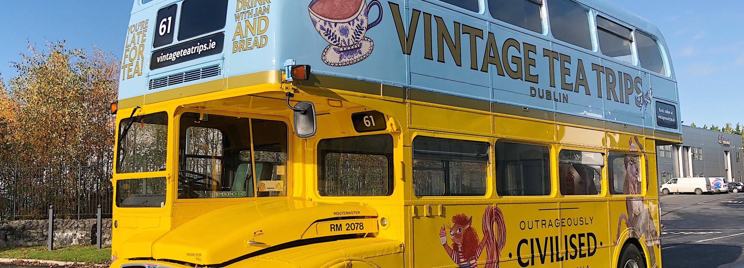 Dublin: Afternoon Tea Vintage Bus Trip
