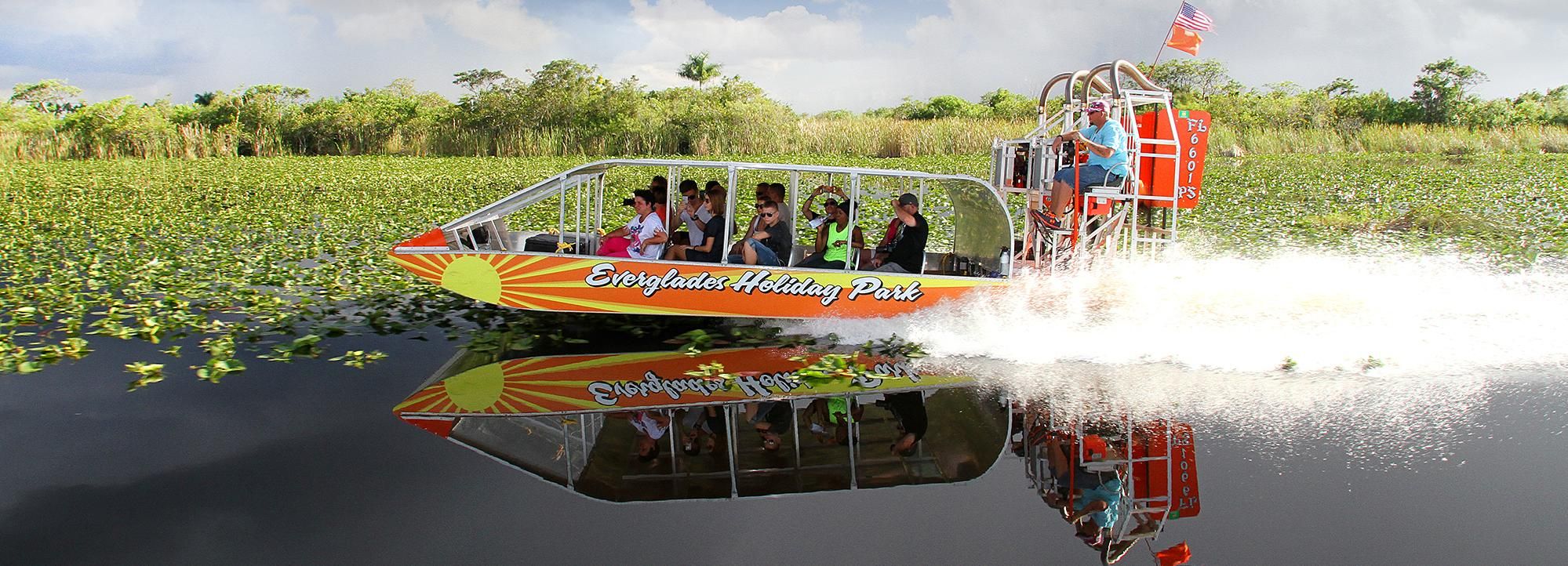 Desde Miami: Everglades en hidrodeslizador y espectáculo