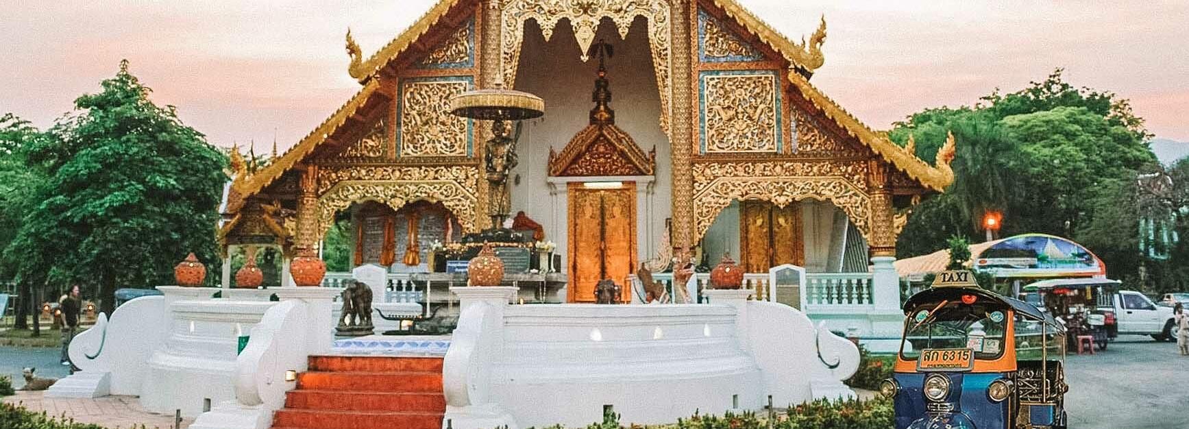 Chiang Mai: tour privado de Tuk Tuk por los templos de la ciudad con recogida