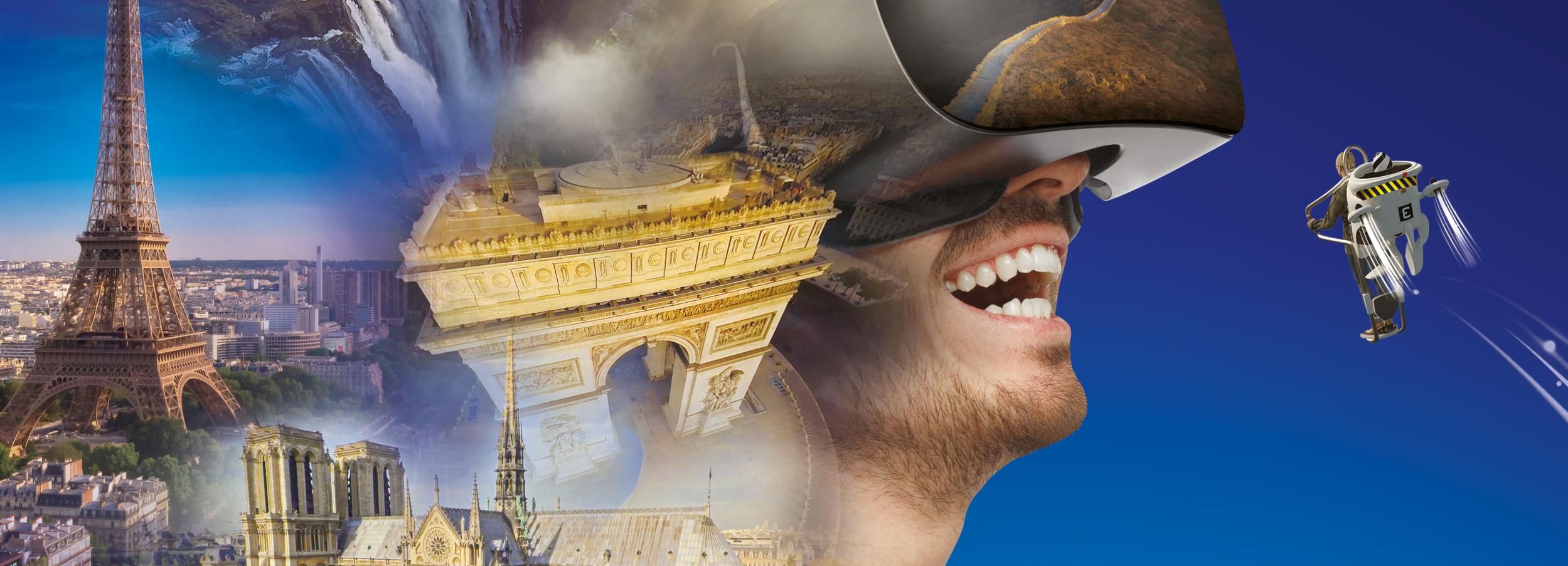 Parijs: vlieg over Parijs en de wereld in Virtual Reality