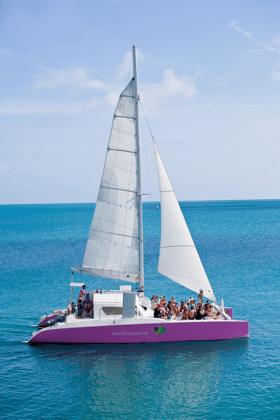 restless native catamaran sail and snorkel tour