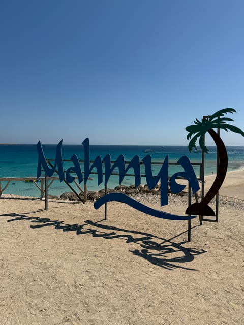 Guests relaxing on Mahmya Beach