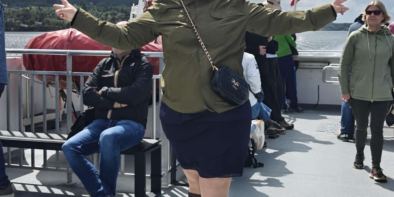 Foto de um viajante numa avaliação