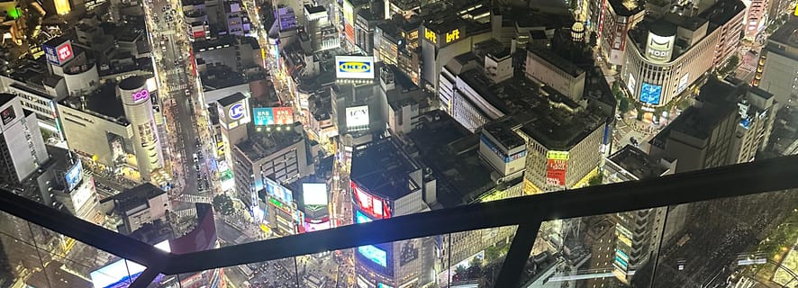 Tokyo: Shibuya After Dark Walk & SHIBUYA SKY