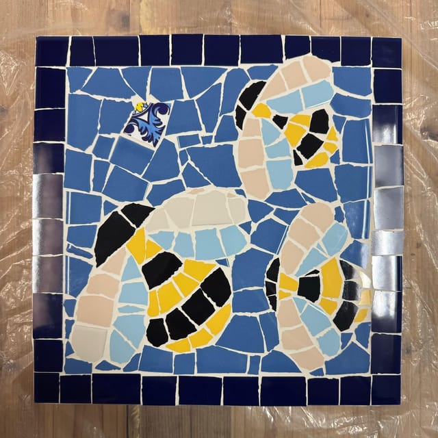 バルセロナでガウディのトレンカディス・モザイクワークショップをご