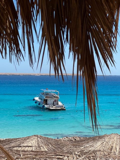 Lunch buffet served during the Mahmya Island trip