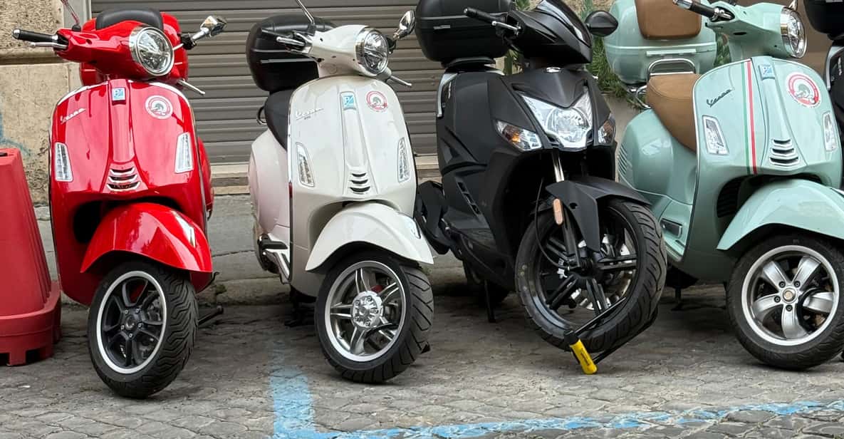 Vespa Rue De Rome Rome : Vespa 125cc Location journalière | GetYourGuide