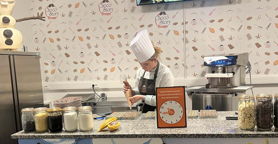 Bruges: Choco-Story Chocolate Museum Guided Tour w/Tastings