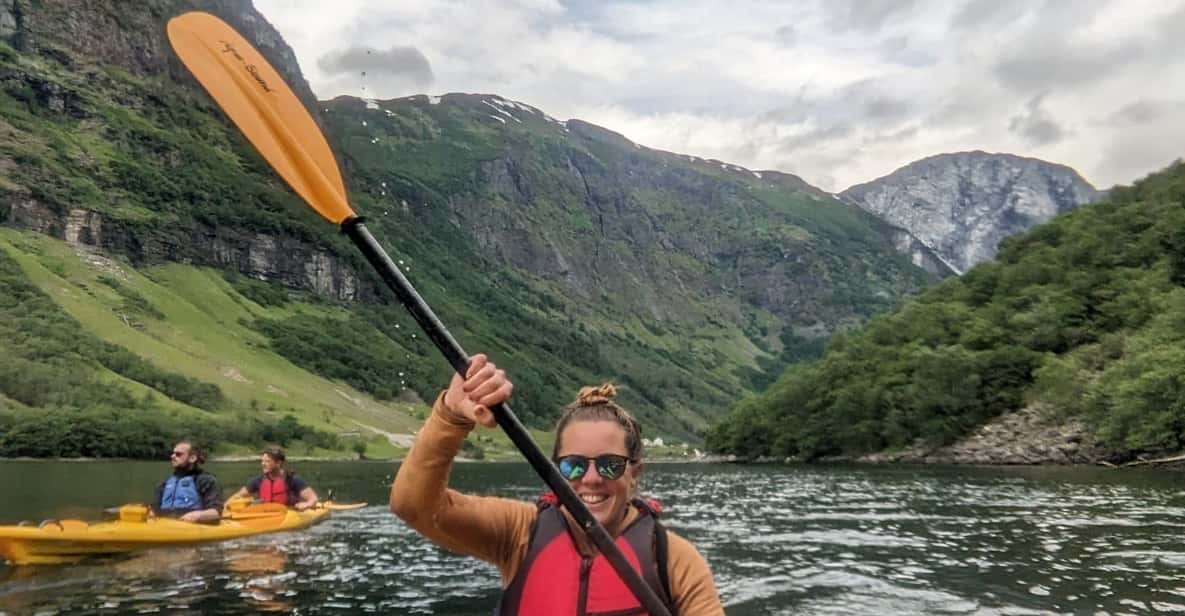 Au départ de Flåm : Nærøyfjord 3 jours de kayak et de camping ...