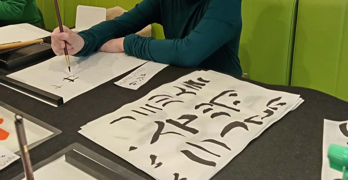 Tokyo: Japanese Calligraphy Workshop in Asakusa | GetYourGuide