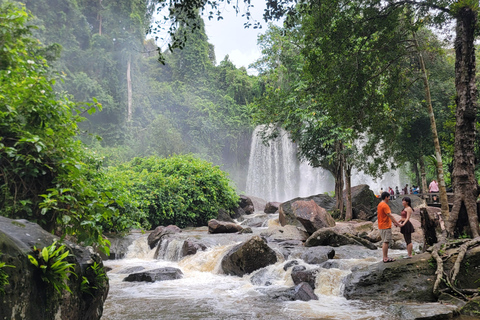2-Day Angkor Wat, Banteay Srei, Kulen Mountain & Beng Mealea Private tour