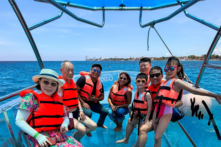 Cozumeltastic: Clear Boat Sightseeing Tour in Cozumel Cozumeltastic: Transparent Boat Tour in Cozumel