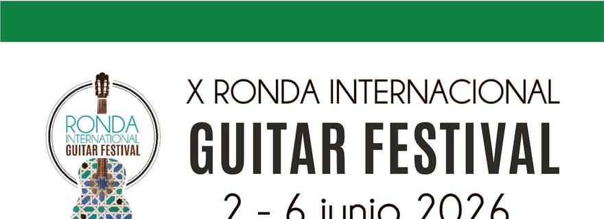 X Ronda : Billet pour le Festival International de Guitare 2026