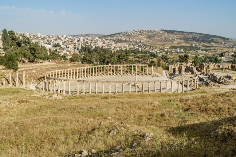 Z Ammanu: półdniowa wycieczka do JerashTransport i bilety wstępu