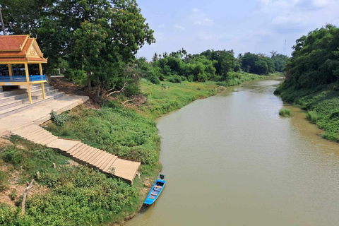 Battambang: Sangker River Boat Tour to Cheu Teal Village