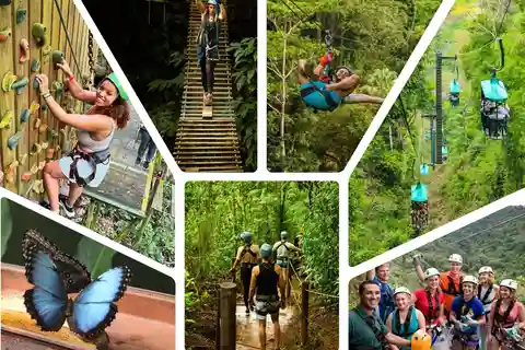 Jaco Beach: 5-i-1 Adrenalinäventyr i regnskogen
