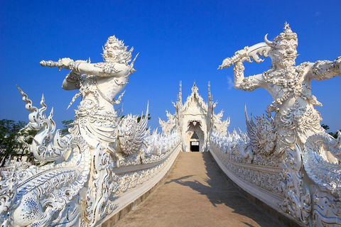 Chiang Rai Tempeltour: Weiße &amp; Blaue Tempel &amp; Schwarzes Haus