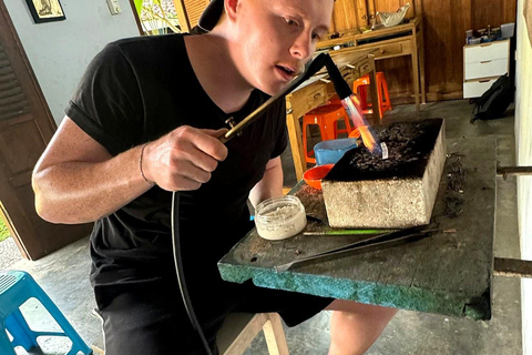 Yogyakarta: Silver Jewelry Making Class in Kotagede Daytime: Silver Jewelry Making Class