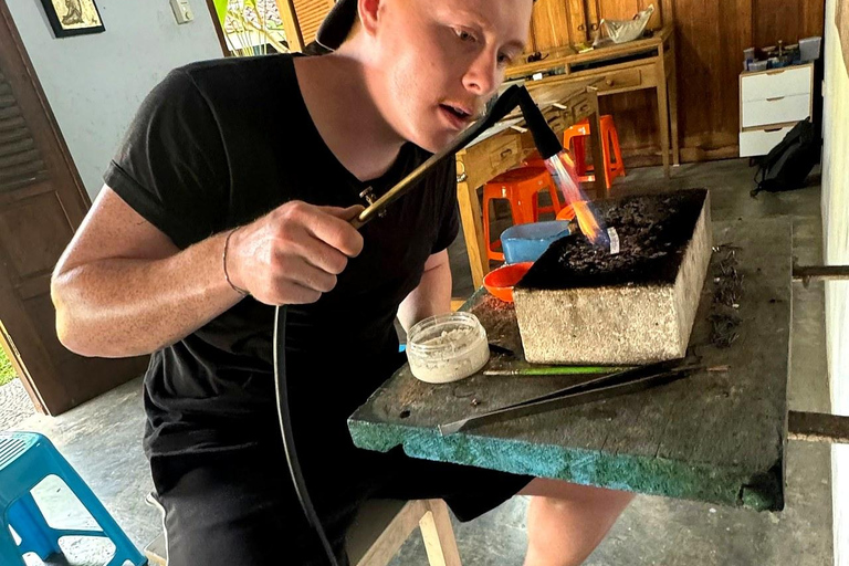 Yogyakarta: Silver Jewelry Making Class in Kotagede Daytime: Silver Jewelry Making Class