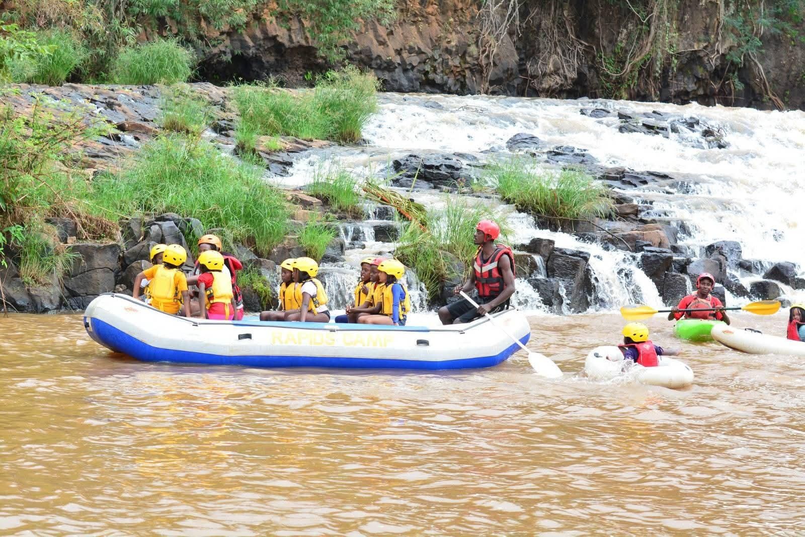 Sagana: Wildwasser-Rafting-Abenteuer im Rapids Camp