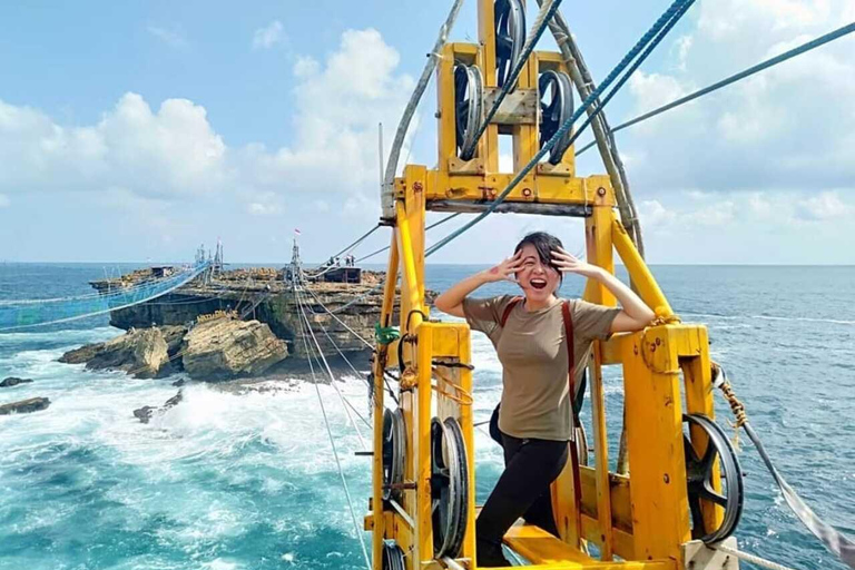 Sunrise at Nglanggeran Volcano, Jomblang Cave & Timang Tour