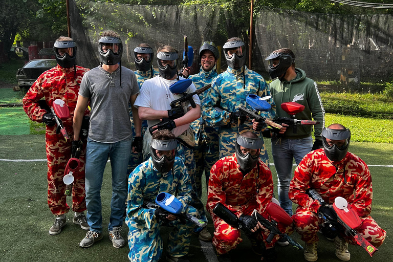 Aventura de paintball: Guia especializado e traslados incluídos!