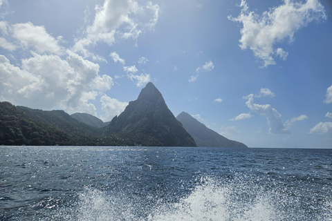 Excursion à Sainte-Lucie : Excursion en mer pour visiter Soufriere