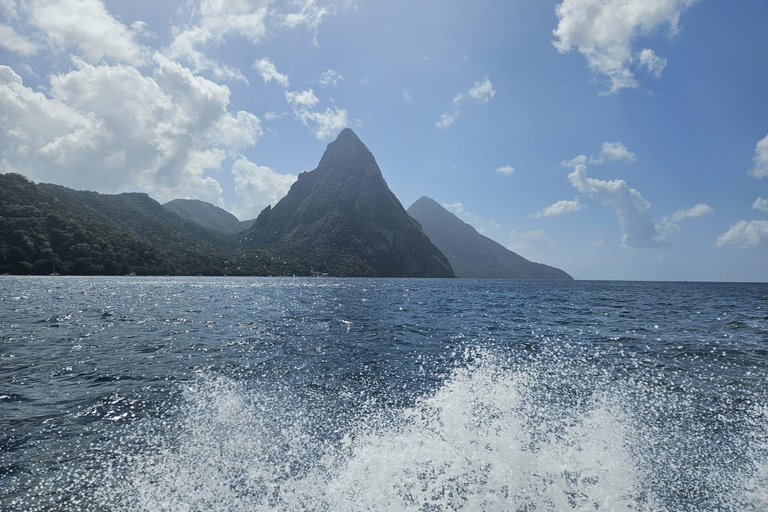Excursion à Sainte-Lucie : Excursion en mer pour visiter Soufriere