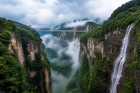 Zhangjiajie: Grand Canyon & Glass Bridge E-Ticket Options English Guide Service Only
