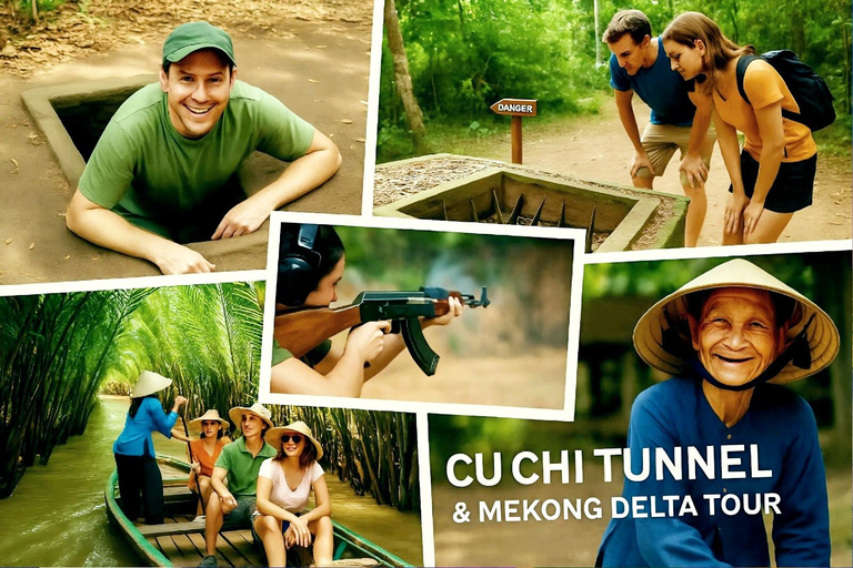 From Ho Chi Minh: Cu Chi Tunnels & Mekong Delta-A 1 Day Trip Private Tour & Private Car Transfer & Private Tour Guide