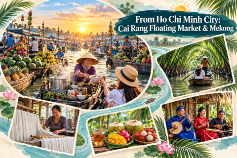 From Ho Chi Minh City: Cai Rang Floating Market & Mekong