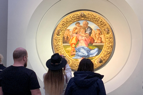 Firenze: Tour guidato per piccoli gruppi della Galleria degli Uffizi con bigliettoVisita guidata italiana