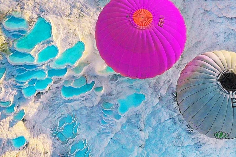 Antalya to Pamukkale: Day Tour W/Optional Hot Air Balloon Antalya Pamukkale Day Trip With Balloon Flight