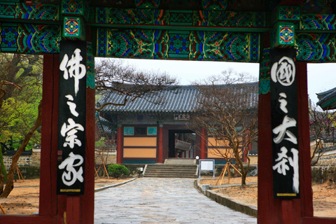 Tongdosa UNESCO & Gourmet Half Day Private Tour from Busan