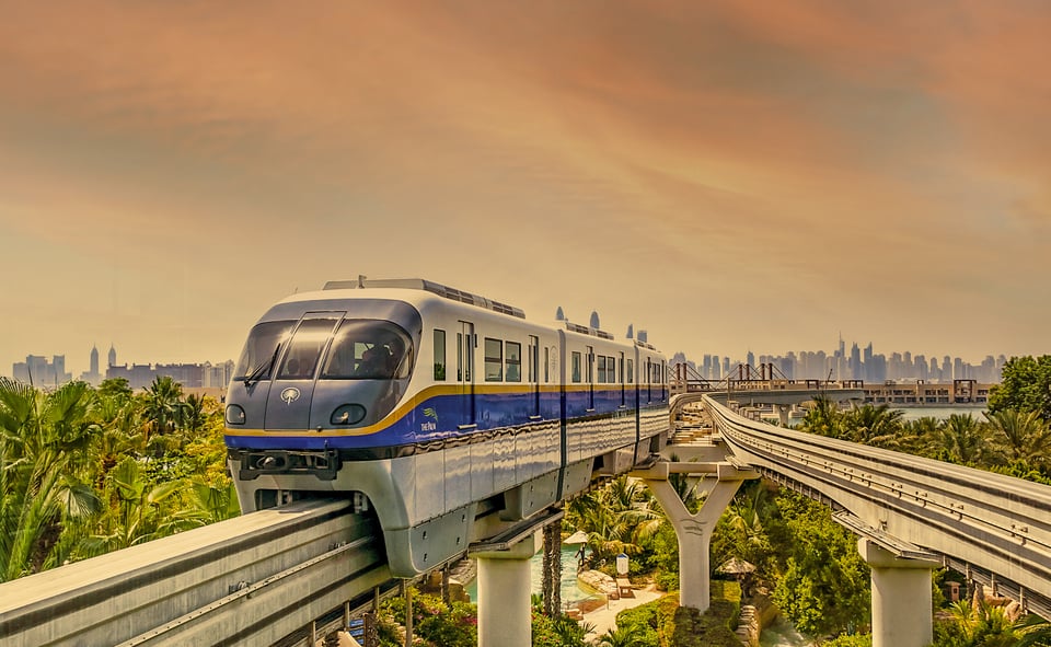 Dubai: Palm Jumeirah Monorail Tagespass mit unbegrenzten Fahrten