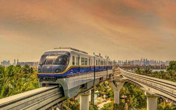 Dubai: Palm Jumeirah Monorail Tagespass mit unbegrenzten Fahrten