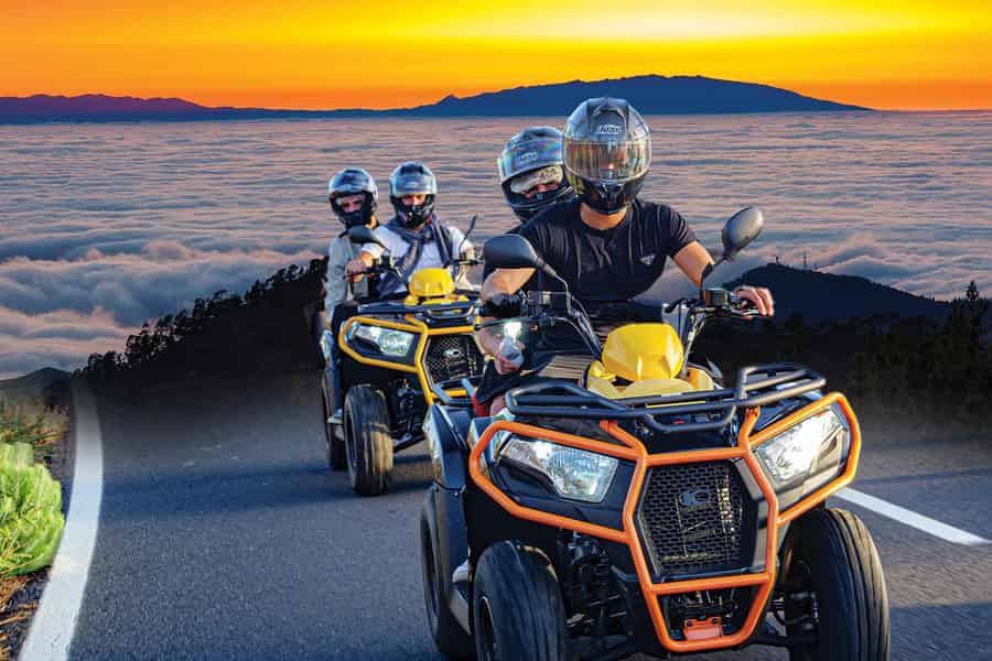 Teneriffa: 3-stündige geführte Quad-Tour zum Teide | Tagsüber oder bei Sonnenuntergang. Foto: GetYourGuide Teneriffa: 3-stündige geführte Quad-Tour zum Teide | Tagsüber oder bei Sonnenuntergang. Foto: GetYourGuide