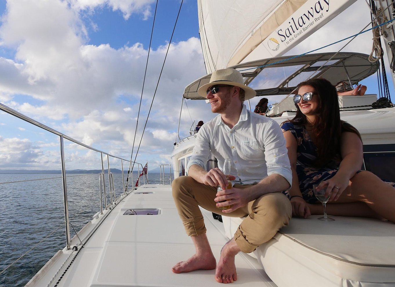 Port Douglas: Sejltur i solnedgang på luksuskatamaran