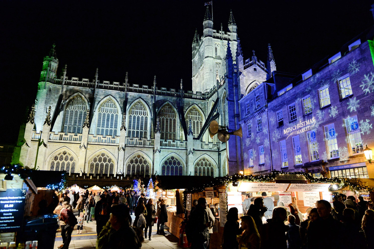 Bath: Christmas Market Tour with Optional Roman Baths Entry Including Roman Baths