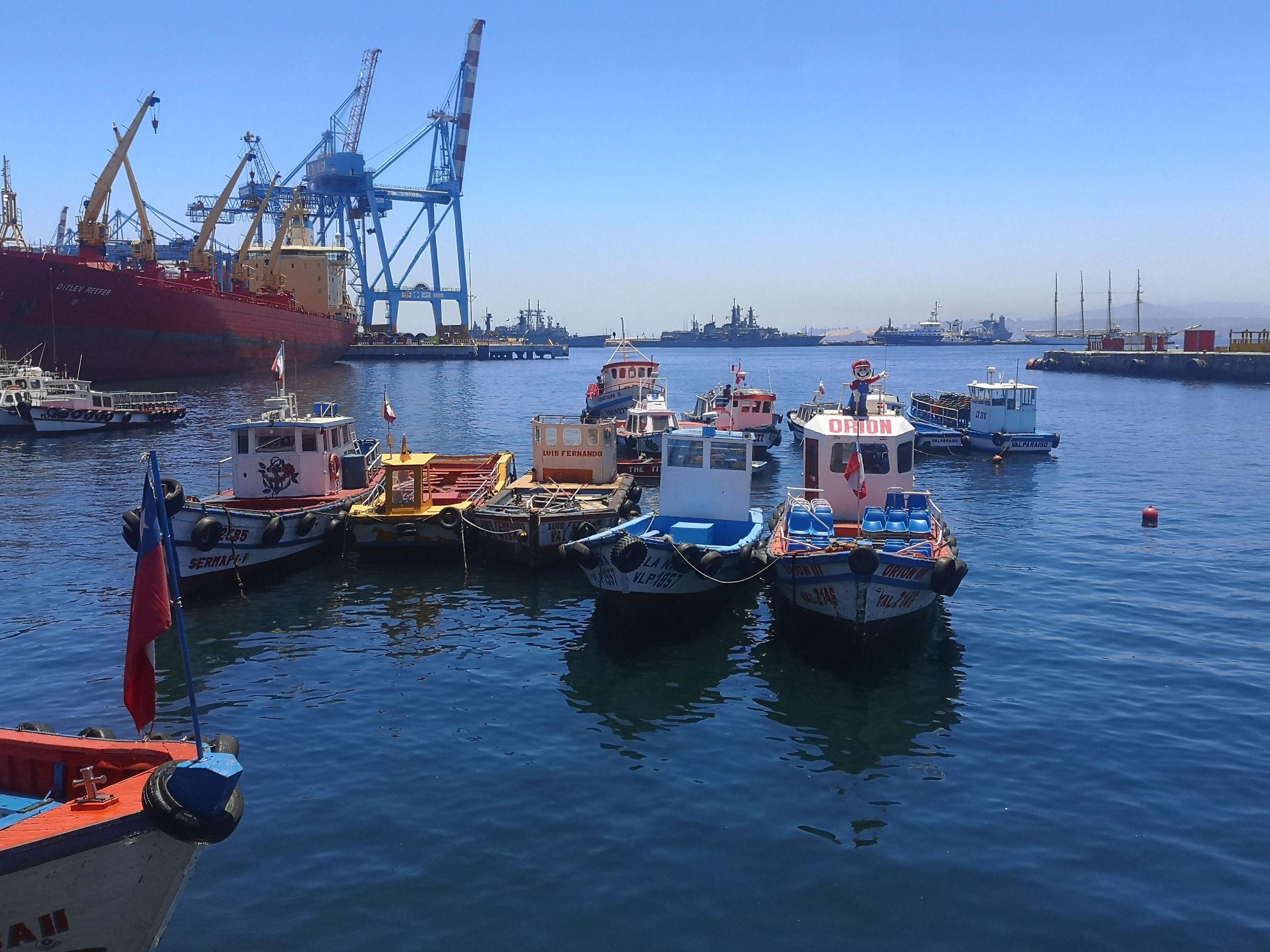 Private Valparaíso, Viña del Mar, Bootsfahrt & Sekt