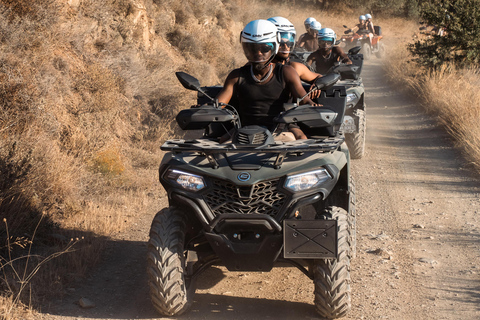 From Heraklion: Quad Safari Wild Crete Evening Tour