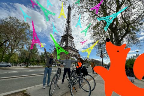 Paryż: Urocza wycieczka z przewodnikiem TOP-25 zabytków rowerem/rowerem elektrycznym